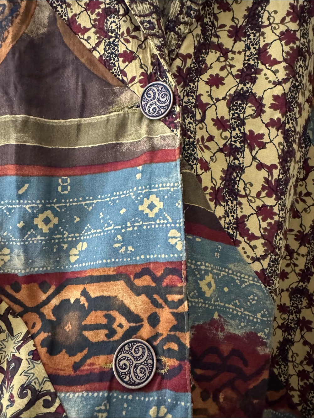 Carole Little Multicolor Patterned Open-Front Jacket - Picture 5 of 8